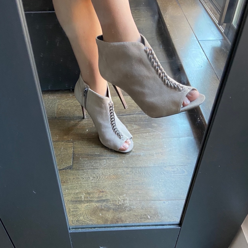 Open-Toe Booties - image 2